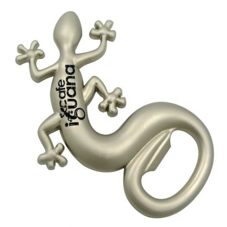 Apribottiglie in lega di zinco a forma di lucertola